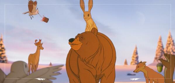 I’m so glad that you’re here. Now my Christmas is complete. #bearandhare