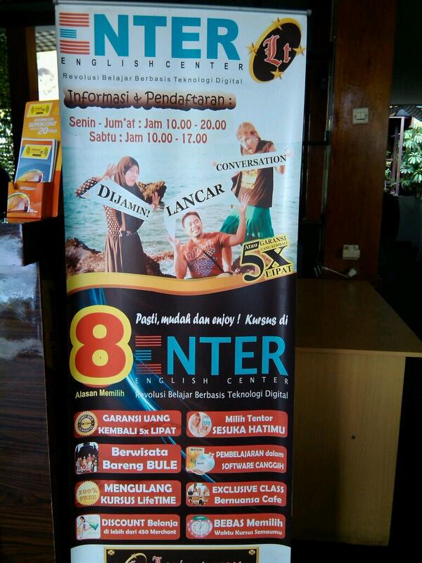 Legian Terrace (@legianterrace) on Twitter photo belajar conversation Smbl santai and seumur hidup jaminannya daftar aja di ENTER (ENGLISH CENTER) d <a href="/LegianTerrace/">Legian Terrace </a> belajar conversation Smbl santai and seumur hidup jaminannya daftar aja di ENTER (ENGLISH CENTER) d <a href="/LegianTerrace/">Legian Terrace </a>