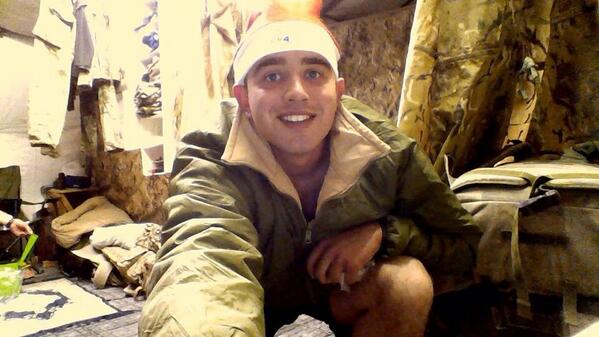 CourtneyJessM's tweet photo. @SoccerAM merry Xmas from Afghanistan camp bastion , big brother sent this this morning #Afghanistan http://t.co/9uSLvsTEIL