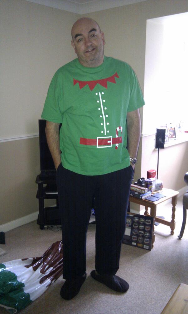 Since my Papa is actually Santa Claus it make sense that my Dad @tim_rob is really Buddy the Elf. #WhatDoesThatMakeMe
