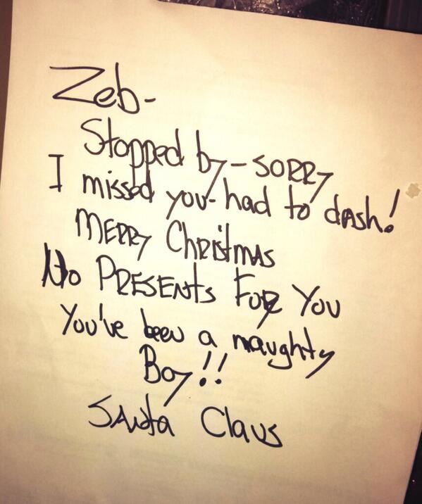 DirtyDMantell's tweet image. THAT "SNEAKY" SANTA SHOWED UP LAST NIGHT...AND DODGED ME!!  MUST HAVE BEEN READING MY TWEETS.  @WWE