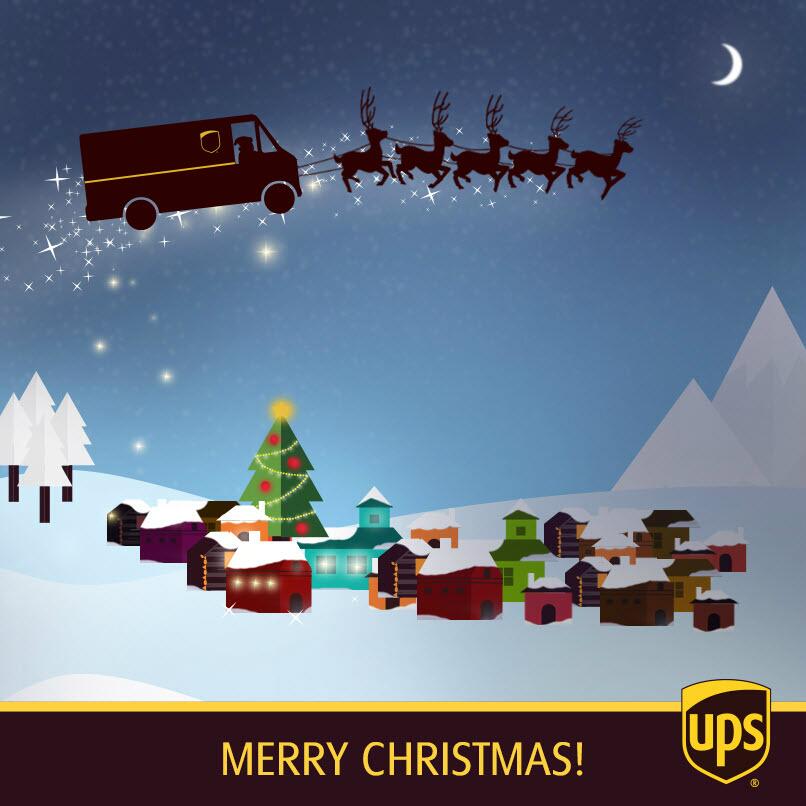 Is Ups Delivering On Christmas Eve 2022 Ups On Twitter: "Merry Christmas From Santa's Helpers In Brown. May Your Day  Be Filled W/Cheer As You Gather With Family & Friends!  Http://T.co/9Ajnb61Onm" / Twitter
