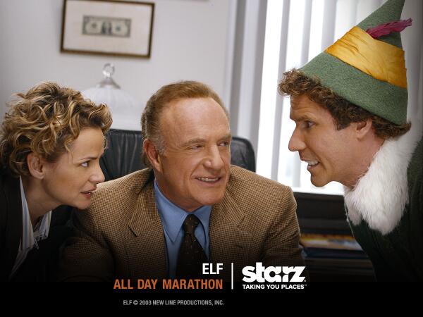 STARZ's tweet photo. "I like whispering too." The 24 hour "Elf" marathon continues now on @STARZ. #ElfonSTARZ http://t.co/OrRwwb2wXj