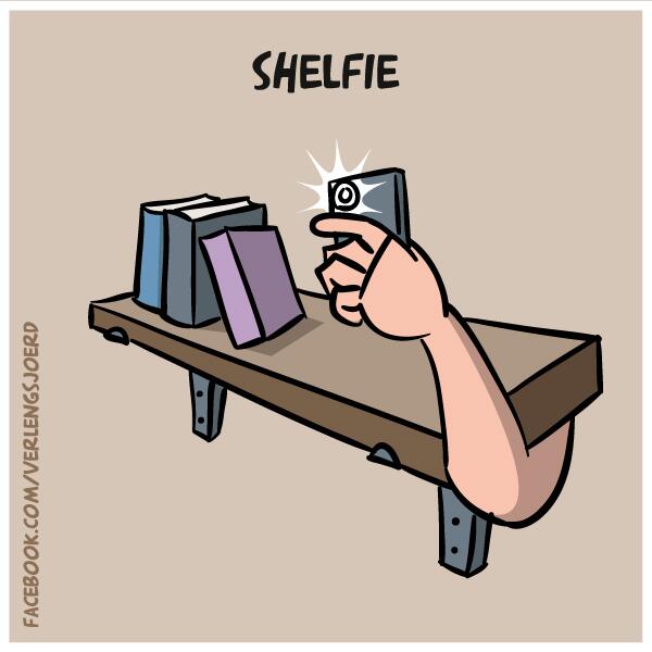 Deze had ik nog op de plank liggen #selfie #cartoon #verlengsjoerd