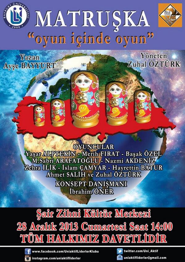 Arkadaşlar etkinliğimize davetlisiniz.