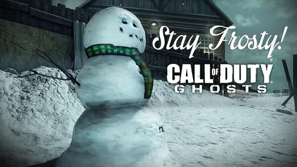 InfinityWard's tweet photo. #StayFrosty RT “@CallofDuty: Merry Christmas to all, and to all a good fight. http://t.co/qjNBhppvdY”