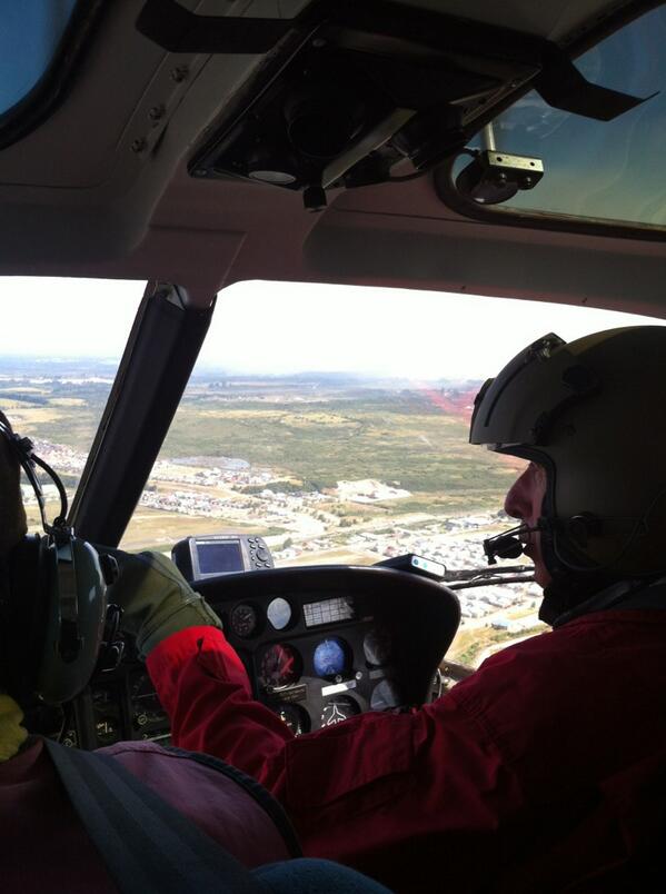 Sobrevuelo de reconocimiento y planificación control incendios forestales