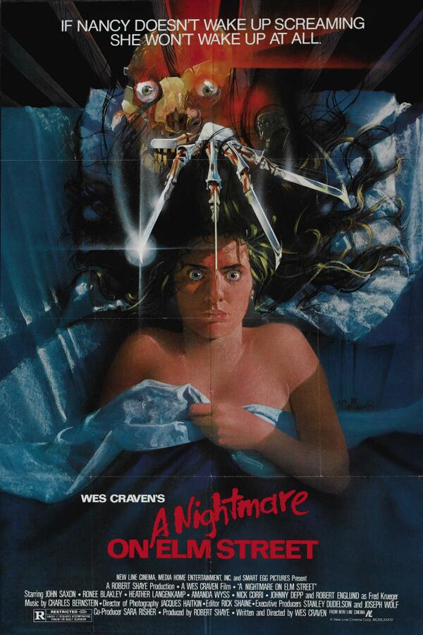 Dr_Giallo's tweet photo. HOLIDAYS: WHEREVER YOU ARE ... DON'T FALL ASLEEP! #horror #poster #30YearsOfNightmare @wescraven http://t.co/AVN2chIunP