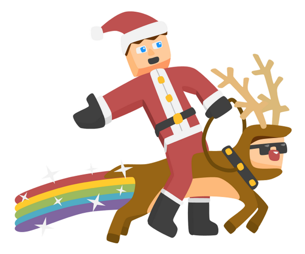 Santa Apple has arrived! For every 100 RTs I'm giving away a Dux on @OvercastNetwork :D Ho ho ho... MERRY CHRISTMAS!!