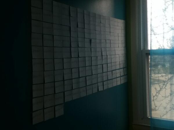 TotallyGaleH's tweet photo. Just so you all know what it is. THIS is the famous "wall of usernames" http://t.co/qI1dpaaJiO