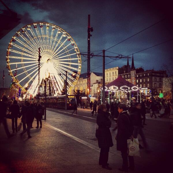 PartRomain's tweet image. Clermont Ferrand à Noël