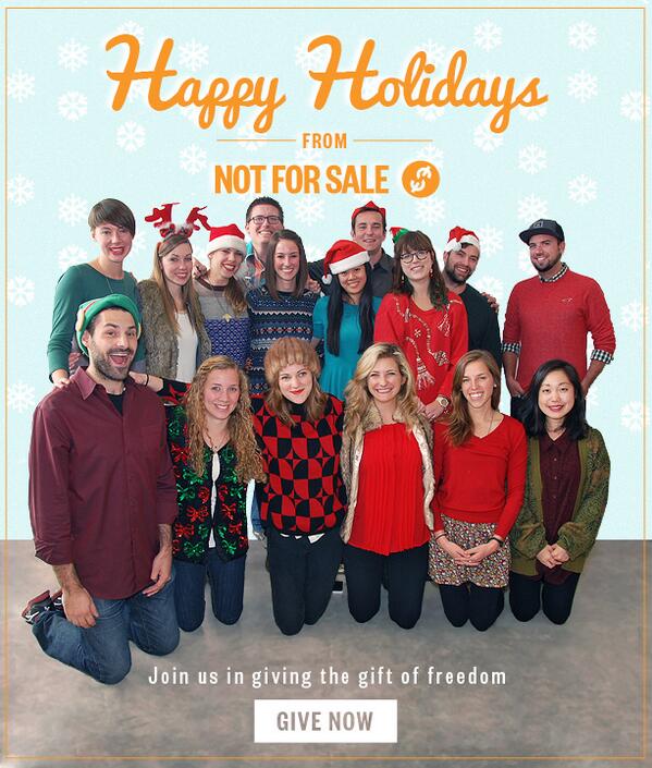 Happy Holidays from all of us at <a href="/NFS/">Not For Sale</a>. We hope you have an amazing day with the people you love most.