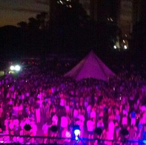 mschifino's tweet photo. Como avisamos, #proyectopacific se lleno de gente. Que quilombo metimooos! http://t.co/dSrE67EisF