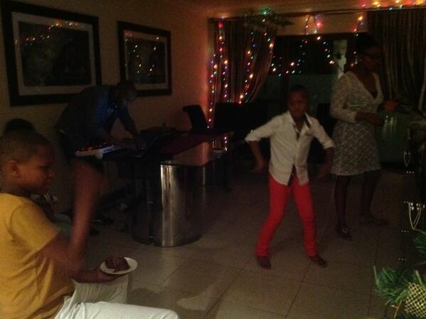 vusimo's tweet photo. My boys have turned my house into a disco tonight! http://t.co/B2EYBv8j54