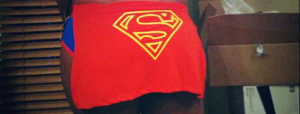 kenziijones's tweet photo. I'm in love with these undies #ItHasACape #ImBasicallySupermanNow πβ€ππ http://t.co/esiRNqSOag
