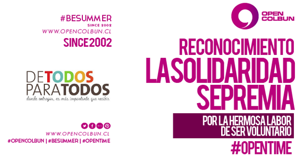 DTPT_VII's tweet photo. ¡Ya publicamos en nuestro perfil de Facebook los ganadores de las entradas para la fiesta del verano, @opencolbun! http://t.co/t6rBUiLpVW