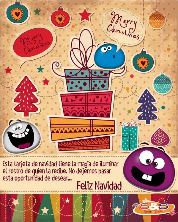 sweetandsnacks's tweet photo. SWEET &amp; SNACKS LES DESEA UNA MUY FELIZ NAVIDAD!!! http://t.co/2wkXCMGdP8