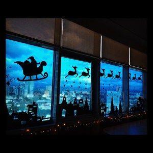 KantorKeren's tweet image. Santa in the office window? ;)