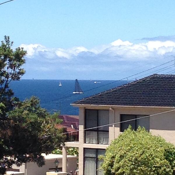LauraSparkes9's tweet image. Sailing close to the coast right past my place #sydneytohobart #7network