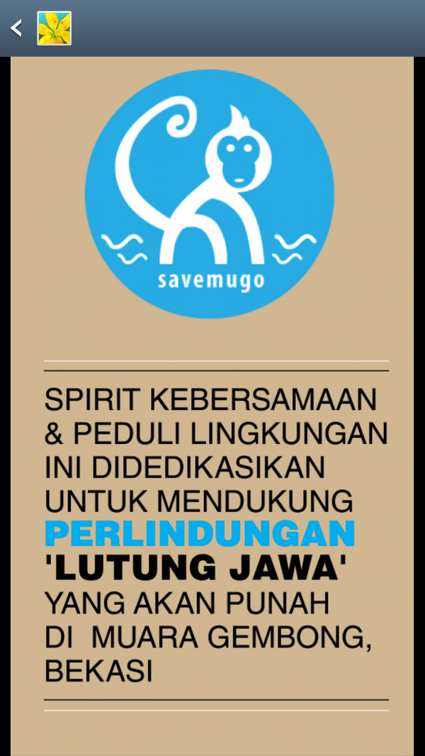Handoko_H's tweet photo. Gerakan #SaveMugo ini melindungi Lutung Jawa yg terkena abrasi. @BGreenAttack @yoraanastasha #theWarrior @doinc_ http://t.co/pg1HX5vXSk