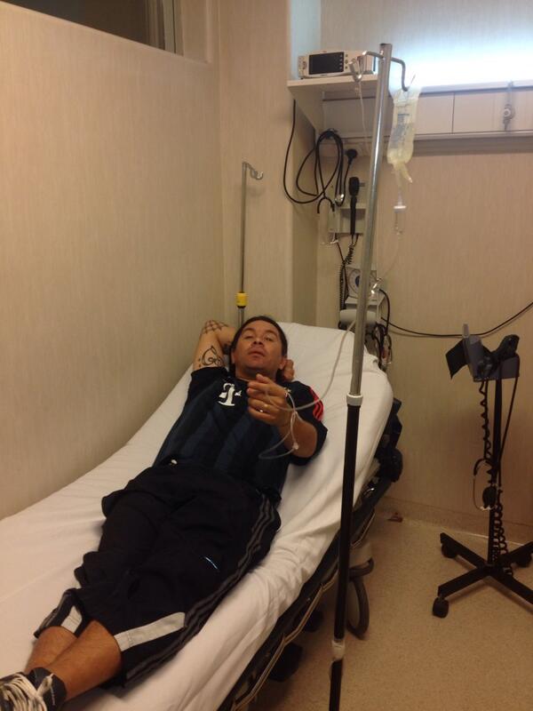 pablitolescano's tweet image. Mire me acá estoy tirado en esta cama de hospital ! No se lo que paso de pronto me marie!!