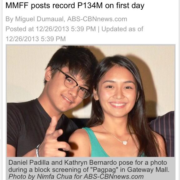 KathFairies's tweet image. “@ABSCBNNews: MMFF posts record P134M on first day bit.ly/19jmJwt   ”  #PagpagNowShowing http://t.co/BfKyOvAxt5"  ~AC