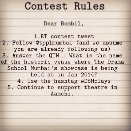 BombilTimes's tweet image. #bombilcontest read this for the answer &amp;amp; win tix for the plays by @TPPLMumbai ! RT bombiltimes.com/2013/12/fish-i…
