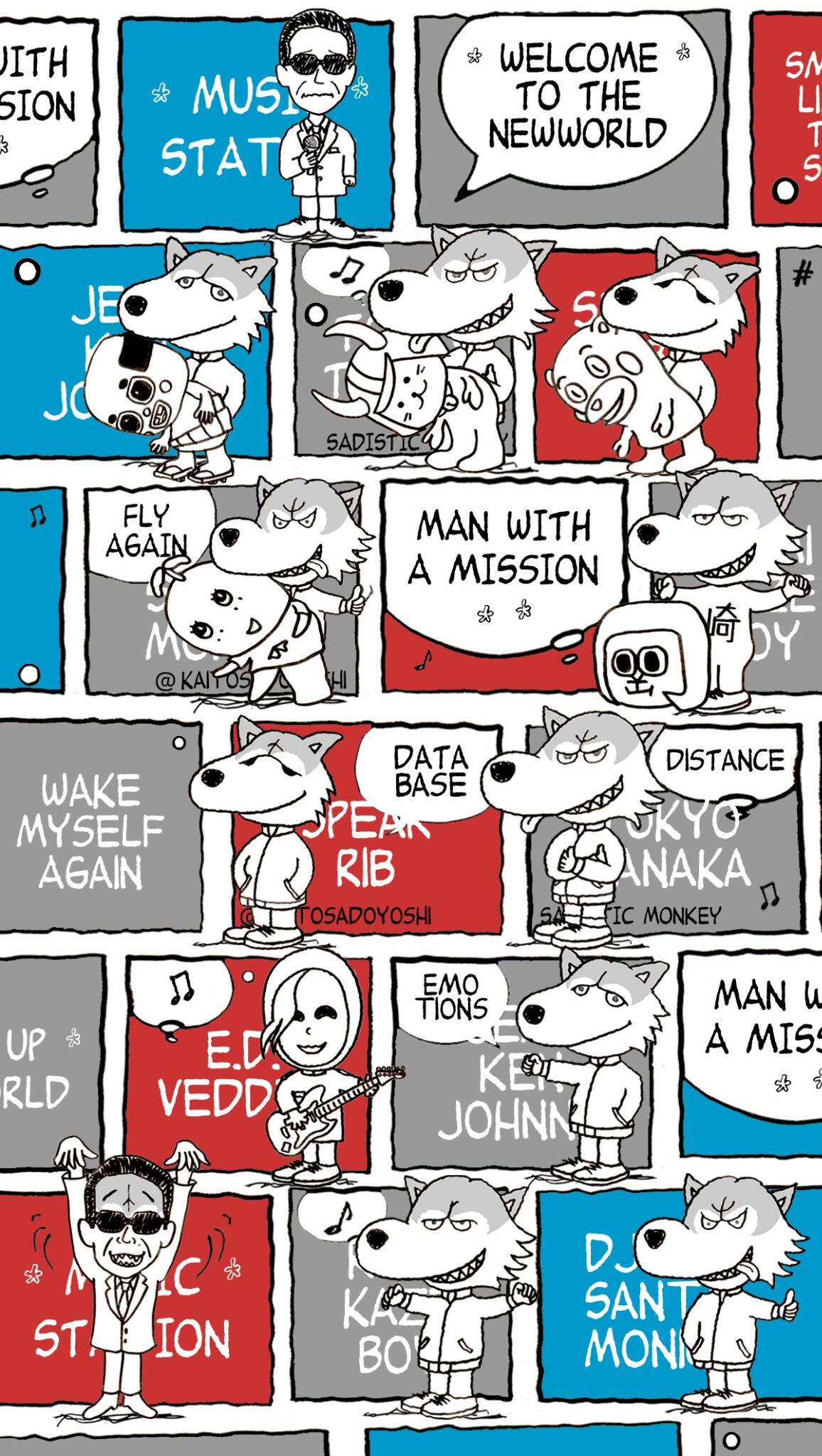 サド義 New F Man With A Mission Mステ Database Ver マンウィズ を描いてみました よければrt待ち受けとして使ってくれたらうれしいです Http T Co Tynjlaj9a3 Mwam Http T Co 23ysv3794g Twitter