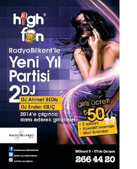 radyobilkent's tweet photo. Yılbaşında en iyi parti @HighfunBilkent adresinde olacak! DJlerimizden @ender_kilic da en özel performansıyla seninle http://t.co/WN6RZlsRwm