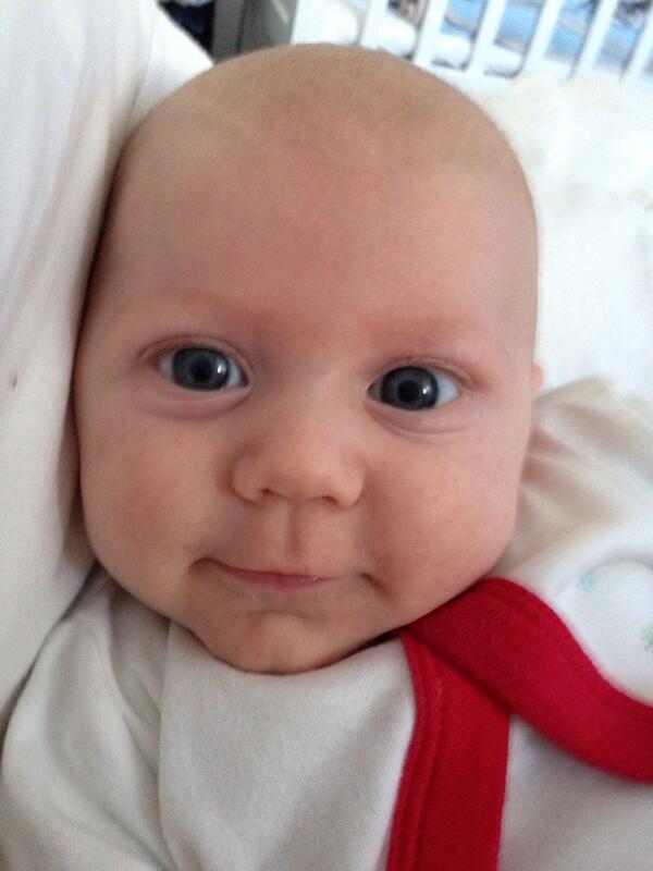 Purdie85's tweet photo. Woke up next to this little face http://t.co/XAe7qWFZnK