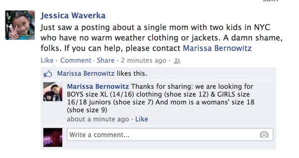 BKGIRLSGIVEBACK's tweet photo. our @Rock_FreeFlea friends need help w/ winter clothes 4 #sandy survivor single mom &amp; 2 kids https://t.co/HbynK0VEp6 http://t.co/PRtH4Mgwok
