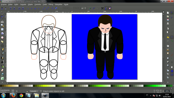 _The_Degen_'s tweet photo. OK, primeiro sprite de personagem DONE. O jogador sΓ³ vai ver uma versΓ£o de 3cm disso. #ProgrammersArt http://t.co/Jpu00mwMDo
