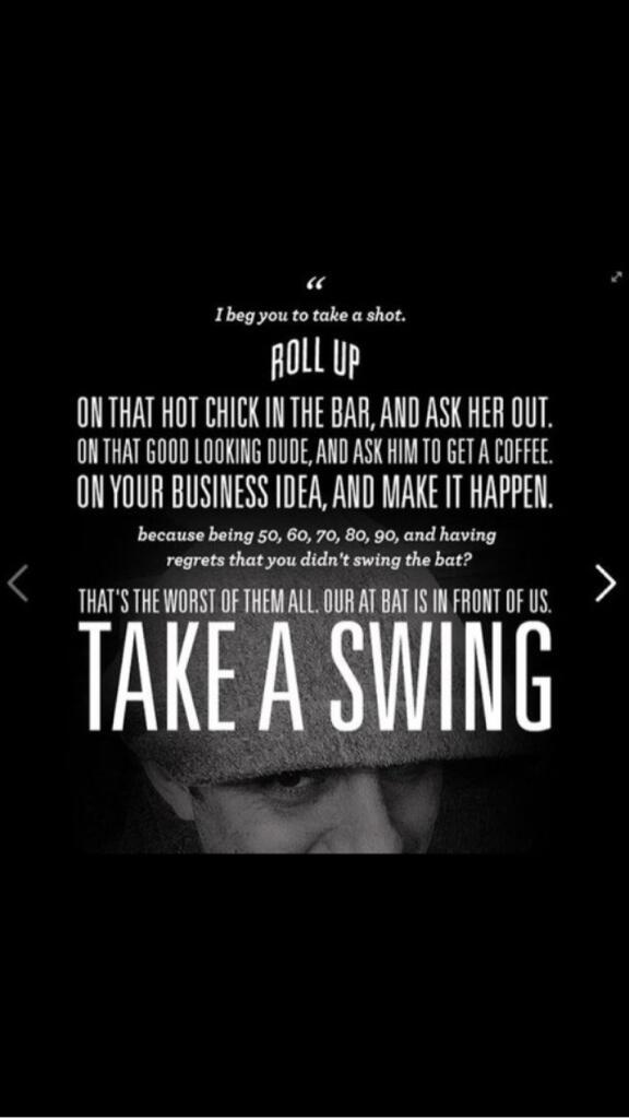 1Motivation101's tweet photo. #takeAswing http://t.co/Pf447z6qST