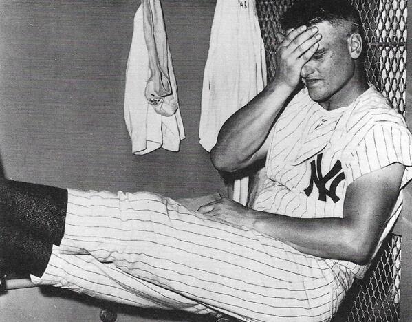 Baseball Photos on X: Roger Maris in 1961 began losing his hair