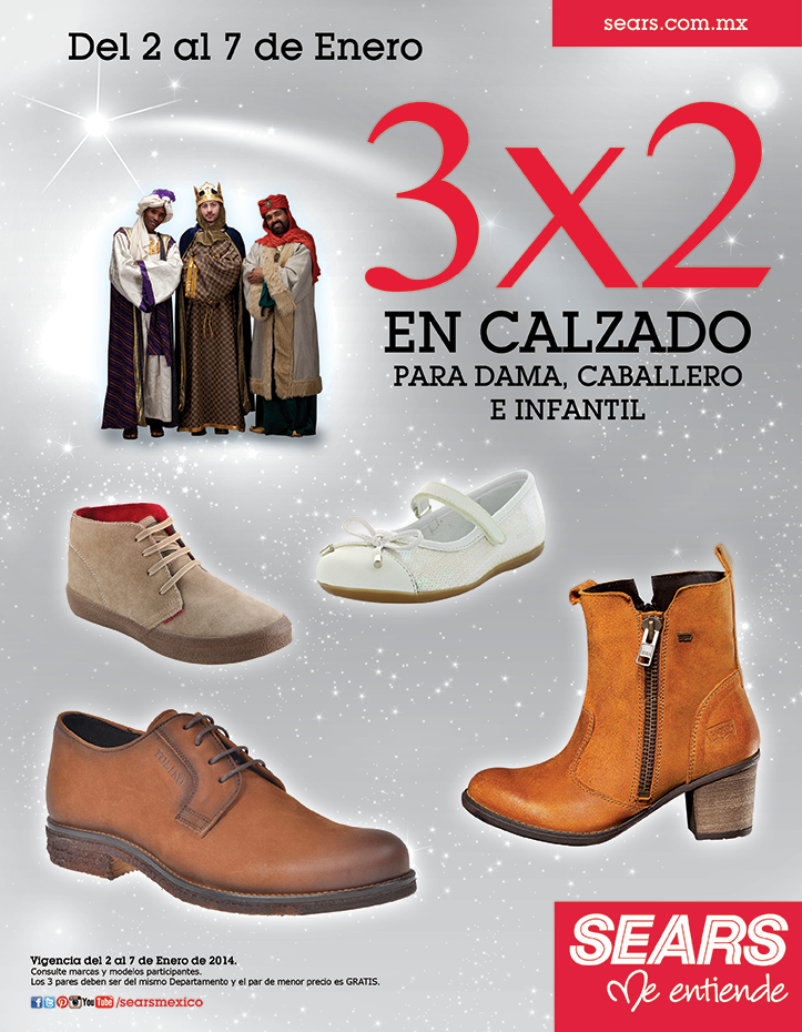 Sears calzado online caballero