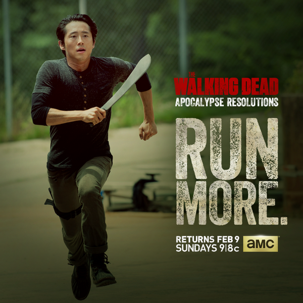 AMCthewalking's tweet photo. @WalkingDead_AMC: We all have our #ApocalypseResolutions. What's yours? http://t.co/V4P1j6Iysz