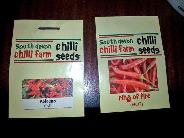 Bikerfish's tweet photo. Two new varieties for me to try growing this year just arrived in the post. http://t.co/WMDguFcxV3