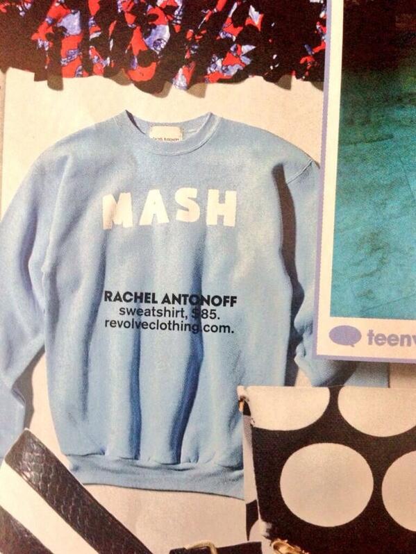 rachel antonoff sweatshirt