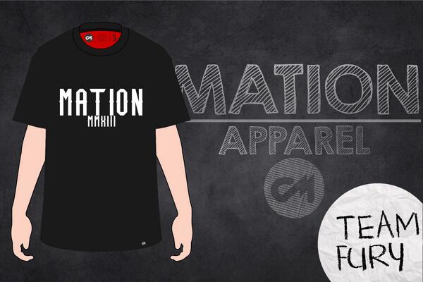 "Team Fury" by #mation IDR 90k, for order text us