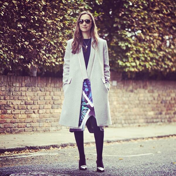 MATCHESFASHION's tweet photo. Style Director @VickieKeeble in her #Sportmax coat. This and more in the #MATCHESsale - extra 10% off today only! http://t.co/w2gBf97N8p