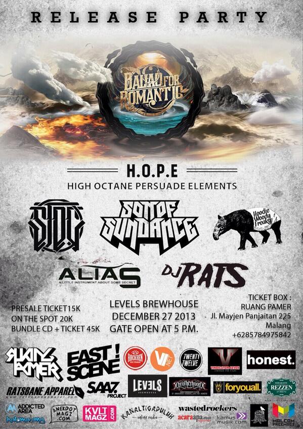 BFRmalang's tweet photo. Tommorow is the day our Release Party at Levels Brewhouse, so don't miss it guys! http://t.co/68emi6QkKP