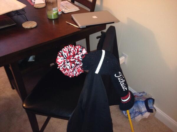 stromoski's tweet photo. A new hat for the big dog. http://t.co/IlgDnxkA95
