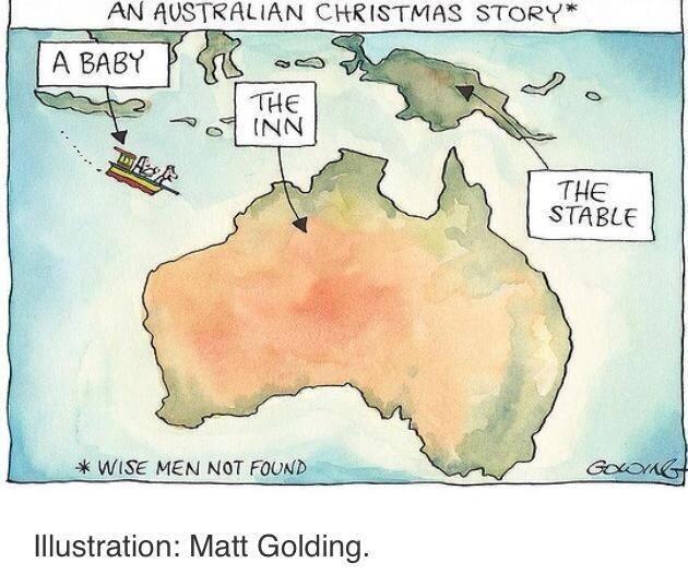 Richard McLellan on Twitter "An Australian Christmas story (cartoon by