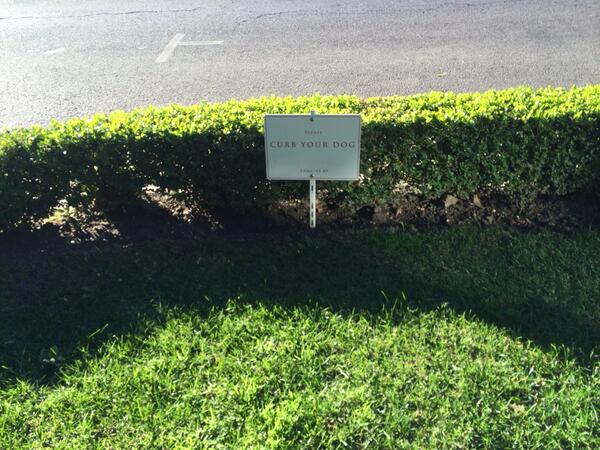 SidewalksinLA's tweet photo. While visiting cousins who live near Beverly/La Cienga impressed with the warm welcome and grass spot for dogs http://t.co/FbiCe2bLyo