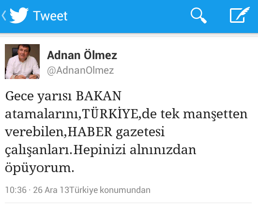 ACagdasCatoglu's tweet photo. Sayın Başkanım @AdnanOlmez, motive eden twitiniz ile onur duyduk. Güç kaynağımız olduğunuz için teşekkür ederiz.. http://t.co/5mY9fsa5Z4