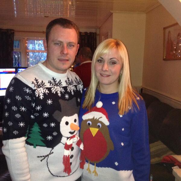 Minor79Robert's tweet photo. #christmasjumpers http://t.co/aAWjWXeYDF