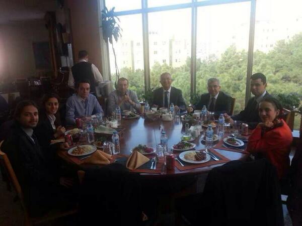 Prof.Dr.Tayyar Arı,doç.Dr.Vişne Korkmaz ve BAUSBUİK başkanı Burak Öztürk'ü okulumuzda ağırladık.