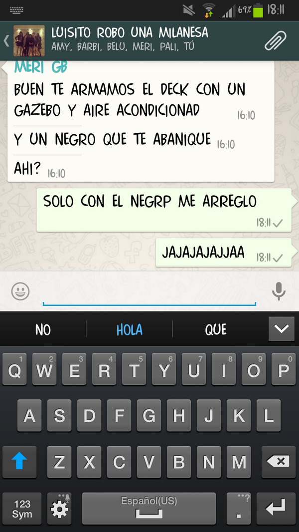 JuliGonzalezTuc's tweet image. @marygb93. Nuestras conversaciones jajajajjajaja y el nombre del grupo #alltheproblems