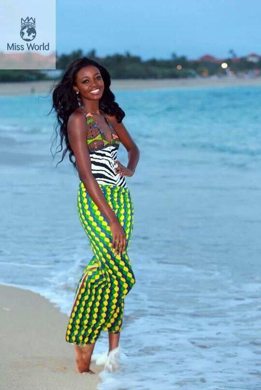 AyaMorrison's tweet photo. Rewatching Miss World 2013! Amazing fashion from Indonesian designers and our #swimwear on Ms. Okailey Shooter =) http://t.co/lZzgl4zFQP