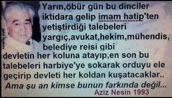 Aziz Nesin ne  demişti ?